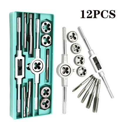 12PCS Multi-specification Metric Hand Tap Set