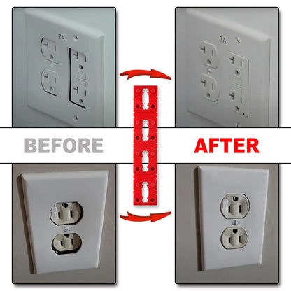 Red Outlet Spacers for Electrical Box