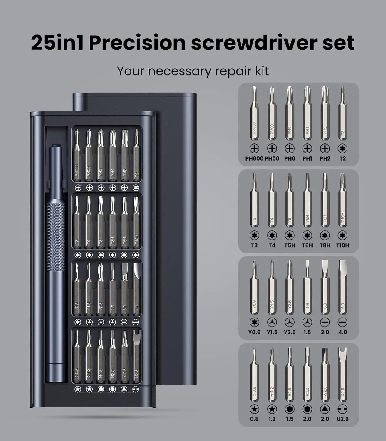 24-in-1 Small Precision Screwdriver Set