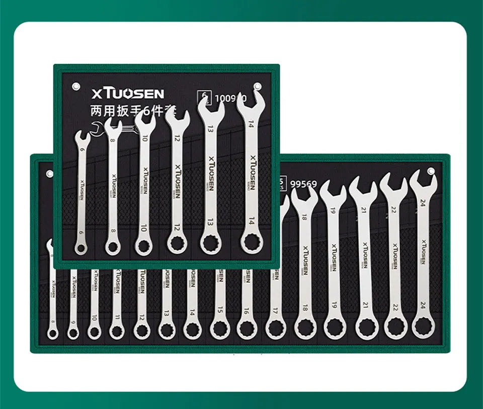 Dual Heads Ratchet Set 6-24mm