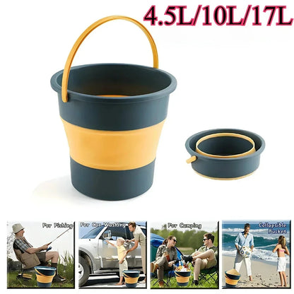 Collapsible Silicone Bucket