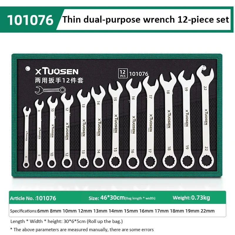 Dual Heads Ratchet Set 6-24mm