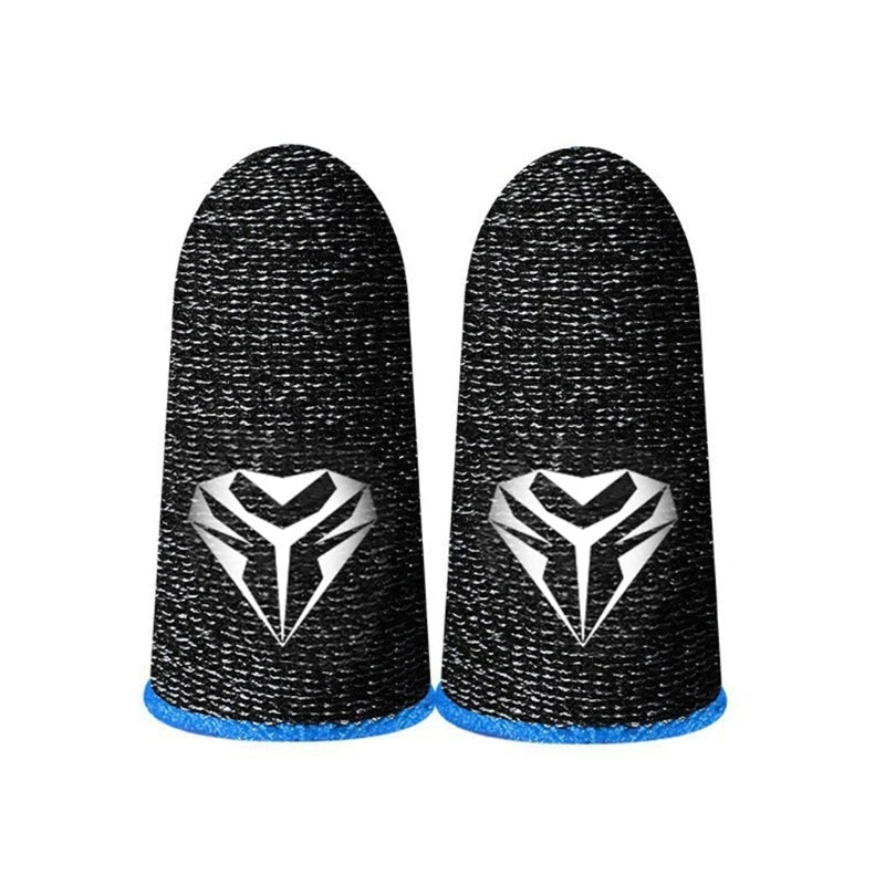 2 Pcs Mobile Game Anti-slip Sweatproof Fingertip Gloves