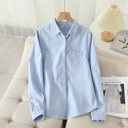 Women's Casual Cotton Oxford Shirt