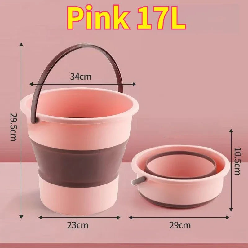 Collapsible Silicone Bucket